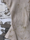 Mutedance 25 Spring/Summer Flower-dyed Short-sleeved Tunic Top MD-MD25SS09-linen